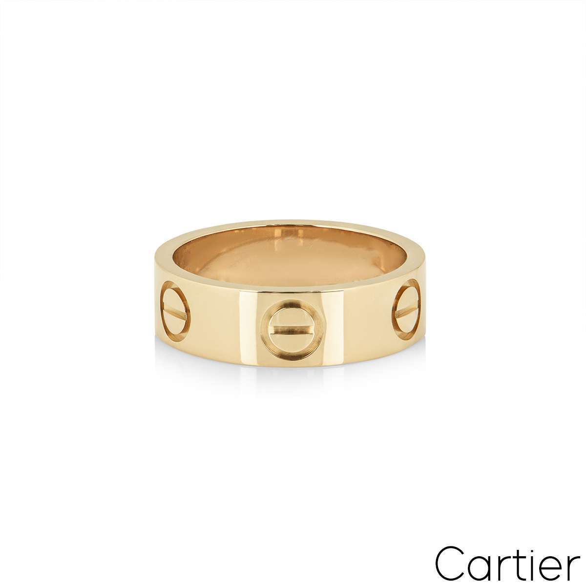 Cartier Yellow Gold Love Ring Size 57 B4084600